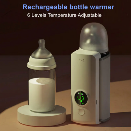 Portable Wireless Baby Bottle Warmer – Fast Heating Travel Milk Warmer