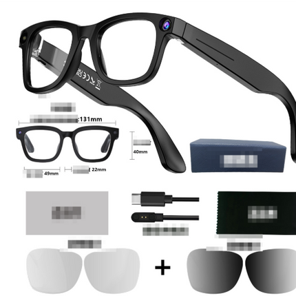 AI Smart Camera Glasses – HD Video & Voice Control Glasses