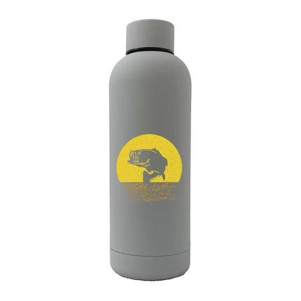 17oz Stainless Steel Water Bottle – Leakproof with Rubberized Grip
