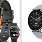 Bundle 2 (Steel Rugged Orange + Smart Watch Silver)