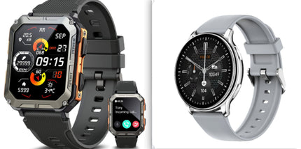 Steel Rugged Sport Smart Watch with Bluetooth Calling & GPS Navigation