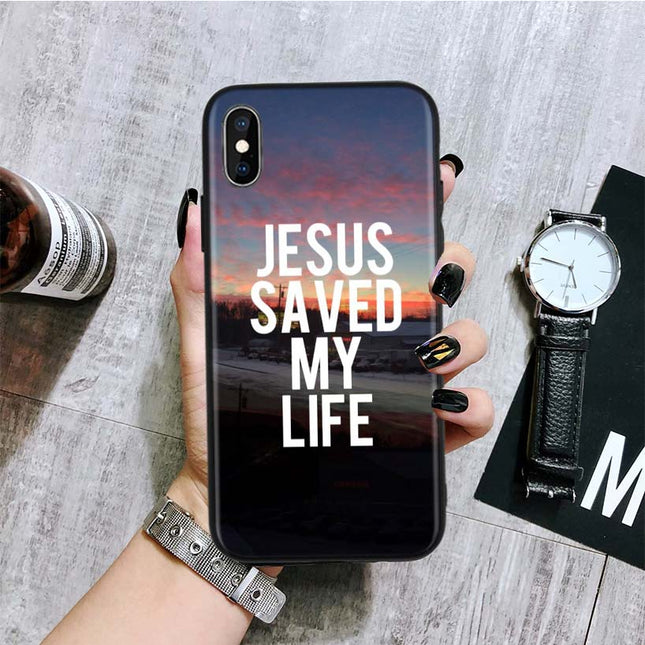 Jesus Cross Mobile Phone Case - Durable & Stylish Design