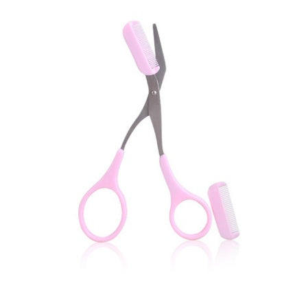 Precision Eyebrow Scissors with Comb for Perfect Shaping