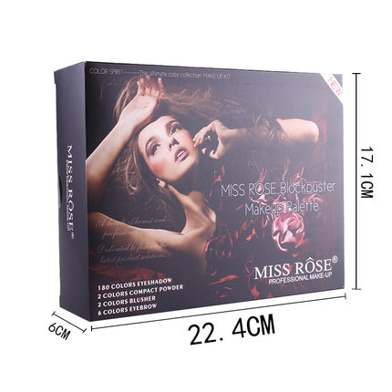 Blush Make-Up Box with Mirror & Blush Brush Included