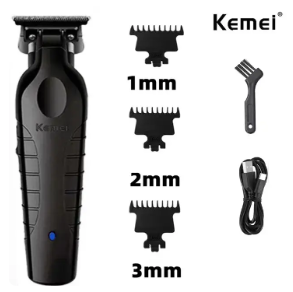 Kemei Cordless Hair Clipper Set – Adjustable Blade Grooming Trimmer