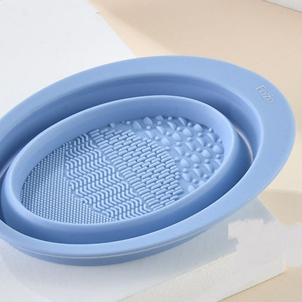 Silicone Makeup Brush Cleaning Pad with Textured Surface