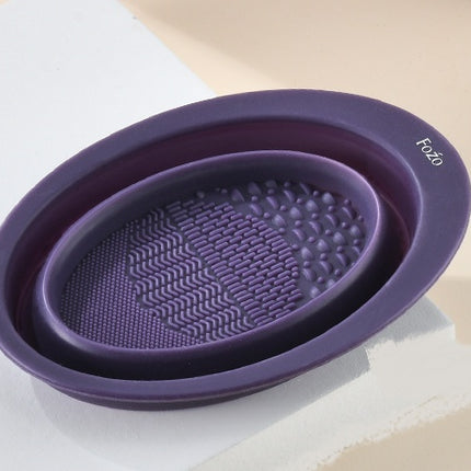 Silicone Makeup Brush Cleaning Pad with Textured Surface