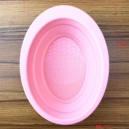 Silicone Makeup Brush Cleaning Pad with Textured Surface