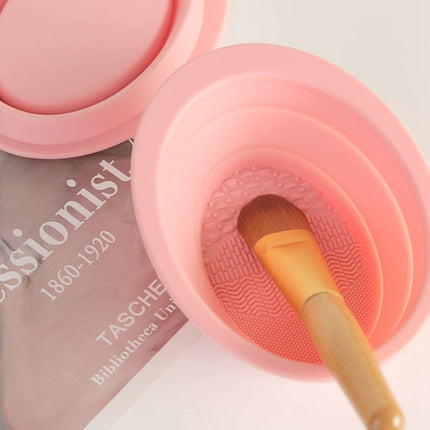 Silicone Makeup Brush Cleaning Pad with Textured Surface