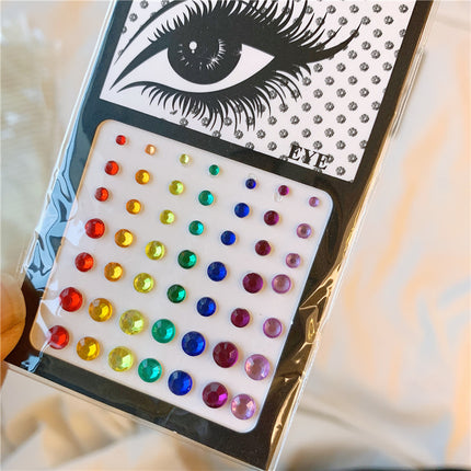 Pearl Eye and Face Decoration Makeup Stickers, Easy Appli