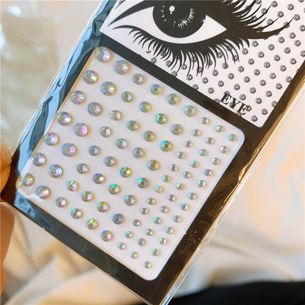 Pearl Eye and Face Decoration Makeup Stickers, Easy Appli