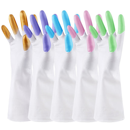 Waterproof Rubber Latex Dishwashing Gloves - Durable | Kitchen Wash Golves