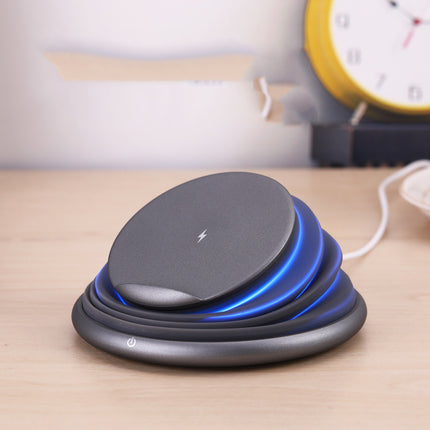 Fast Wireless Charger with Overcharge Protection & LED In