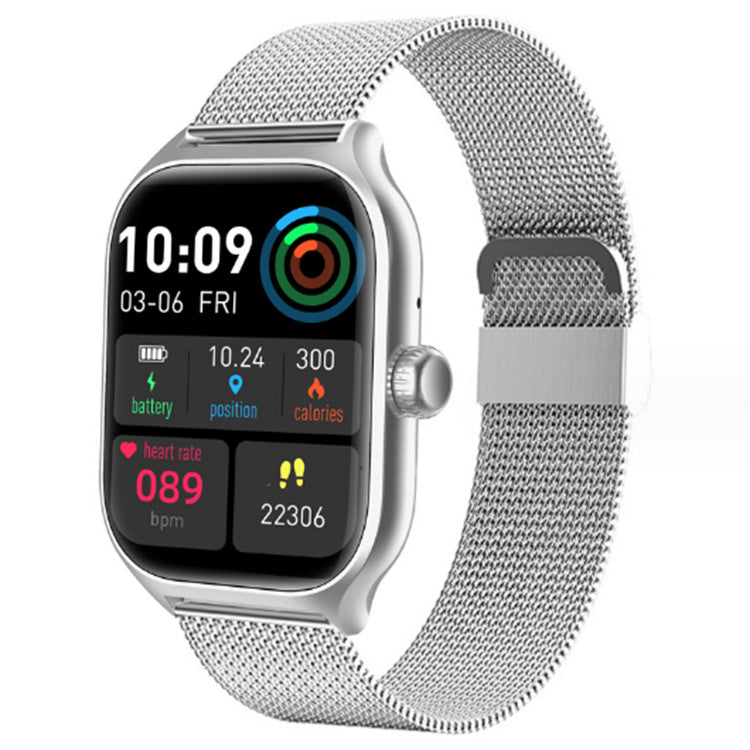 Bluetooth Smart Watch - Full Touch Screen, Heart Rate Monitor