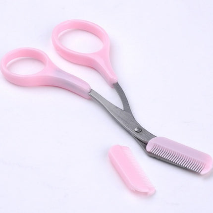 Precision Eyebrow Scissors with Comb for Perfect Shaping
