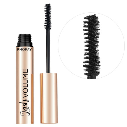 PHOFAY Volumizing Mascara - Long-Lasting, Clump-Free Formula