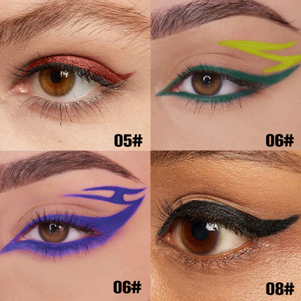 PHOFAY Waterproof Colorful Eyeliner Set - Long-Lasting, Smudge-Proof