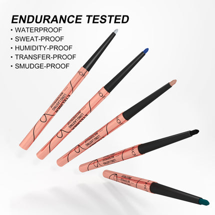 PHOFAY Waterproof Colorful Eyeliner Set - Long-Lasting, Smudge-Proof