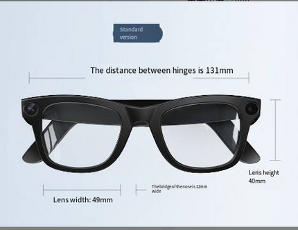 AI Smart Camera Glasses – HD Video & Voice Control Glasses