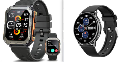 Steel Rugged Sport Smart Watch with Bluetooth Calling & GPS Navigation