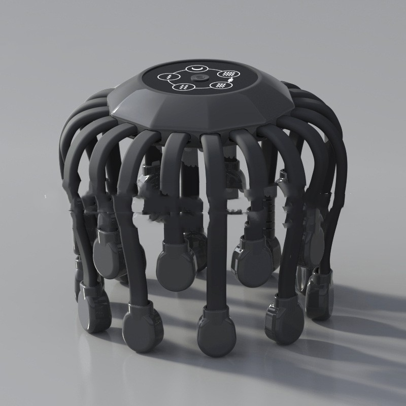Trending Buy™ Rechargeable Full Head Scalp Massager with Red Light