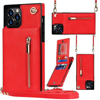 Leather Mobile Phone Case - Messenger Style, Protective cover