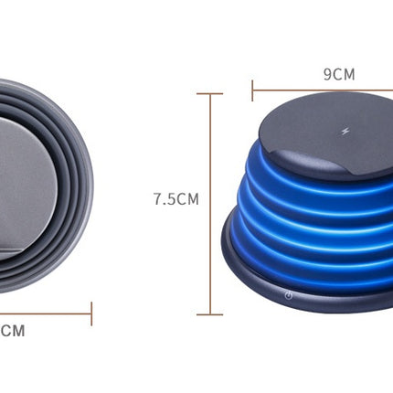 Fast Wireless Charger with Overcharge Protection & LED In