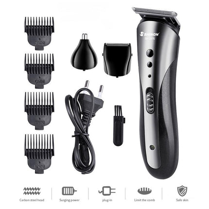Men's 3-in-1 Grooming Set with Trimmer & Shaver