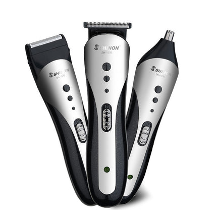 Men's 3-in-1 Grooming Set with Trimmer & Shaver