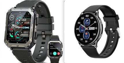 Steel Rugged Sport Smart Watch with Bluetooth Calling & GPS Navigation