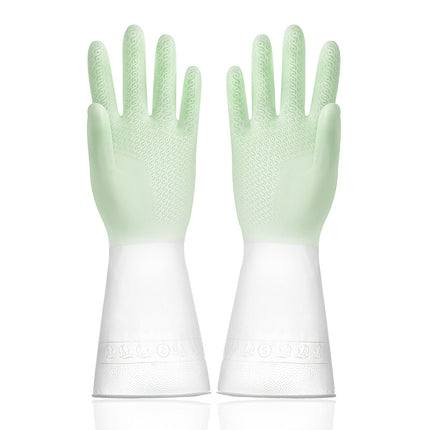 Waterproof Rubber Latex Dishwashing Gloves - Durable | Kitchen Wash Golves