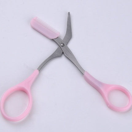 Precision Eyebrow Scissors with Comb for Perfect Shaping