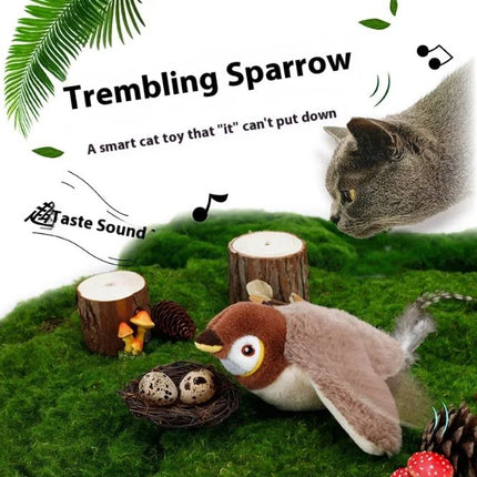 Flapping Bird Cat Toy – Interactive Motion Toy for Active Cats