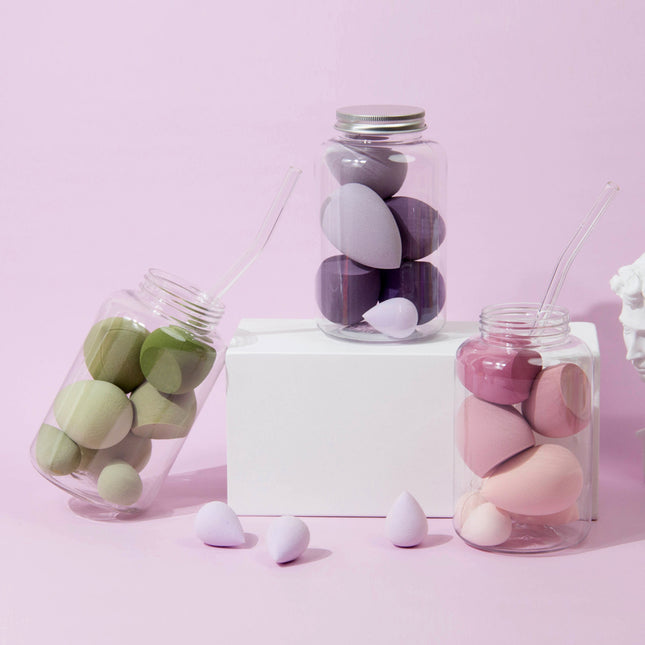Set of 7 Beauty Eggs - Versatile Makeup Application Tools