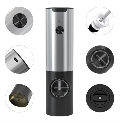 Smart Electric Pepper & Salt Grinder - Adjustable, Automa