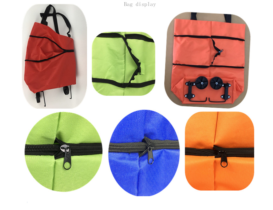 Premium Folding Shopping Cart with Wheels
