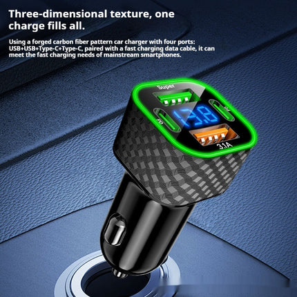 1-to-4 Fast-Charging Car Adapter with Smart Technology