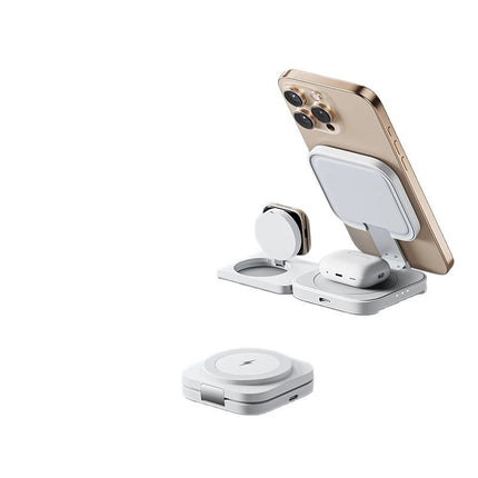 3-in-1 Wireless Charger, Magnetic Fast Charging, Portable