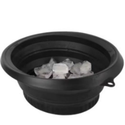 Collapsible Silicone Ice Basin – Space-Saving Durable Ice Bucket