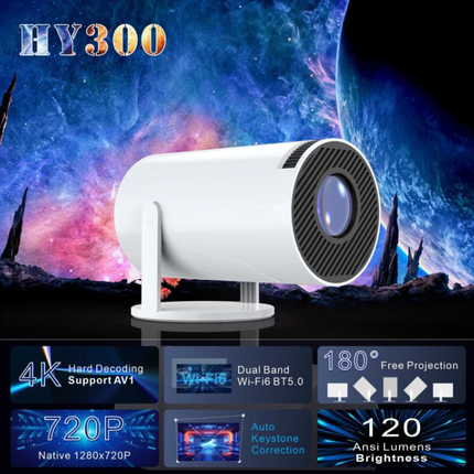 Mini Portable Projector – 1080P HD Wireless Home Theater Projector