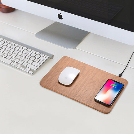 Wooden Wireless Charger with Fast Charging & Eco-Friendly