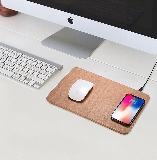 Wooden Wireless Charger with Fast Charging & Eco-Friendly