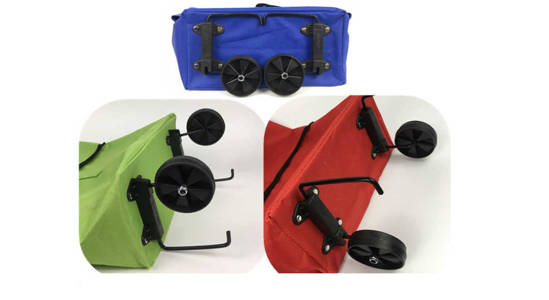 Premium Folding Shopping Cart with Wheels