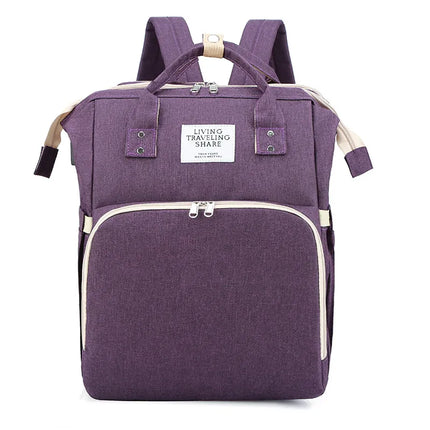 Large-Capacity Mommy Bag – Durable Diaper Bag with Insulated Pockets