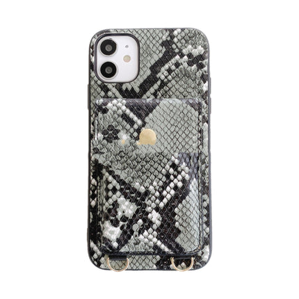 Diagonal Mobile Phone Leather Case with Card Slots & Durability