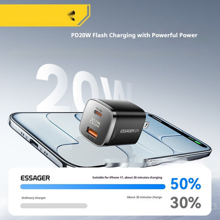Series 20W Fast Charging Travel Charger with Digital Disp