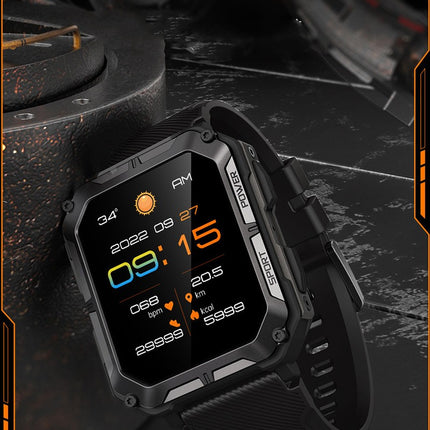 Steel Rugged Sport Smart Watch with Bluetooth Calling & GPS Navigation