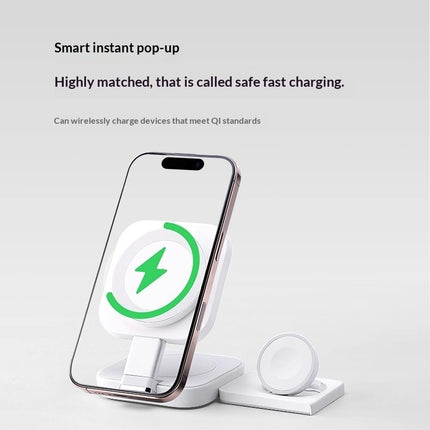 3-in-1 Wireless Charger, Magnetic Fast Charging, Portable