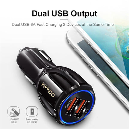 Smart Car Charger with Fast Charging & Dual USB Ports