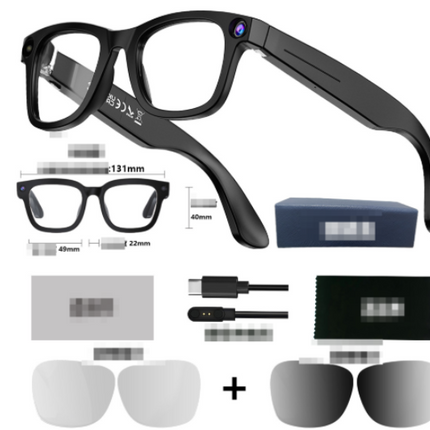 AI Smart Camera Glasses – HD Video & Voice Control Glasses